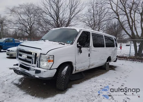 2014 Ford E-350 Super Duty Xlt из США, поврежденный, VIN 1FBSS3BL6EDA89881